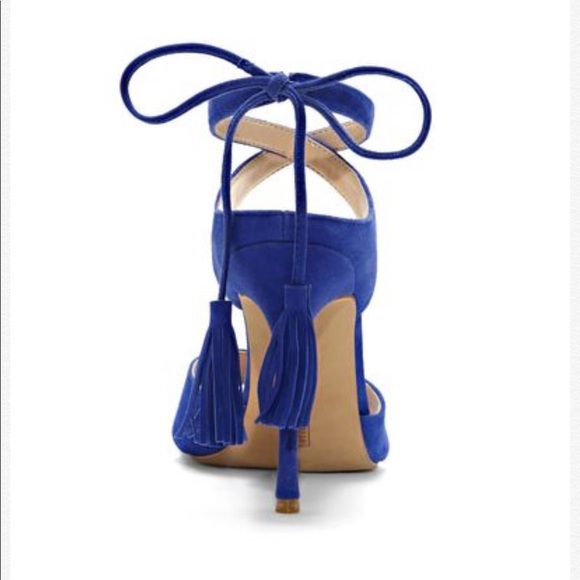 🌹HP🌹Vince Camuto VC-Kendalyn Blue Suede HeelsNWT - Picture 4 of 6